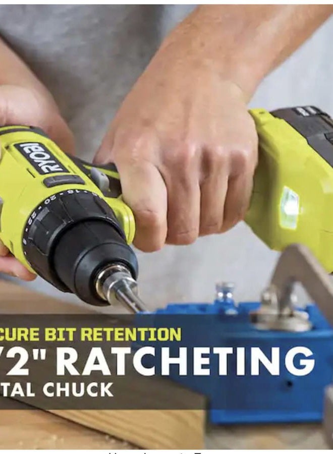 Ryobi ONE+ 18V Cordless 1/2 in. Drill/Driver (Tool Only) PCL206B Black Green - Image 3