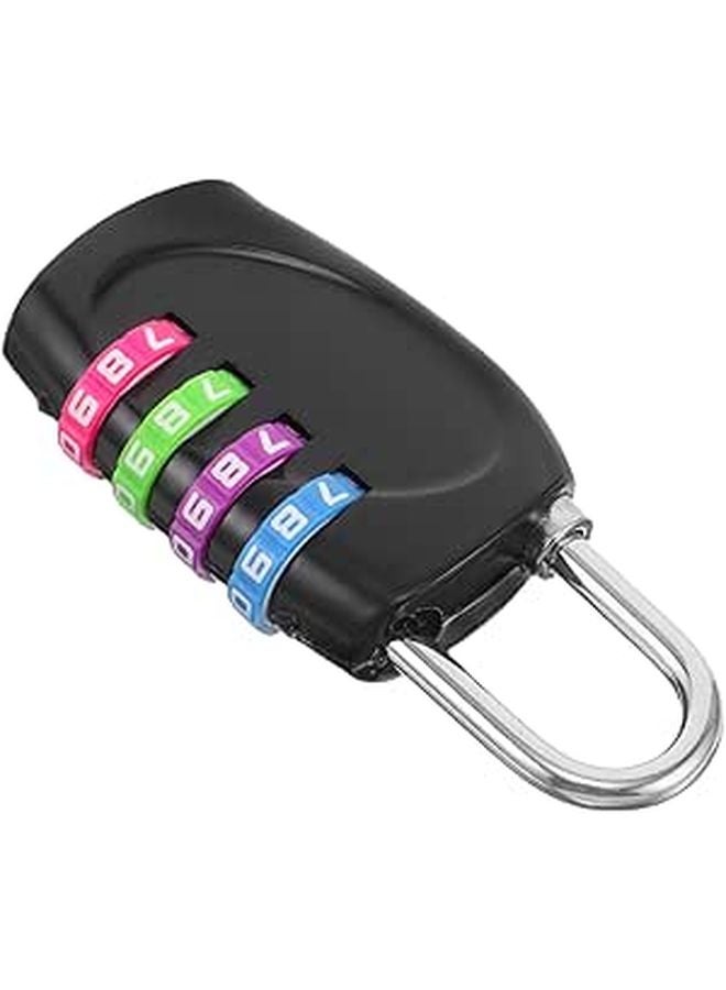 Resettable 4 Digit Combination Padlock Zinc Alloy for Gym Locker Toolbox Cabinet Gate - Image 1