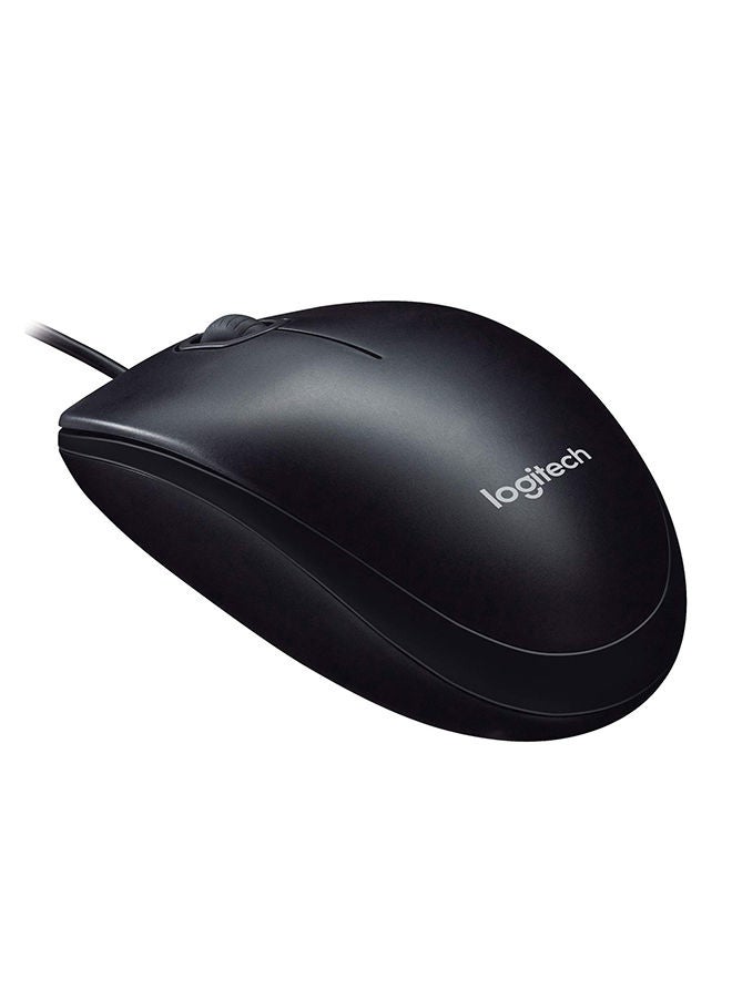 Logitech M90 Full-size Corded Mouse Black - Image 2