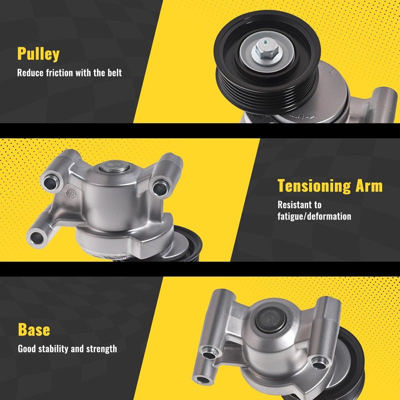 TUCAREST 38357 Accessory Drive Belt Tensioner Pulley Assembly for Mazda 3 and Mazda 5 - Image 5