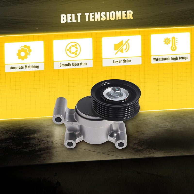 TUCAREST 38357 Accessory Drive Belt Tensioner Pulley Assembly for Mazda 3 and Mazda 5 - Image 4