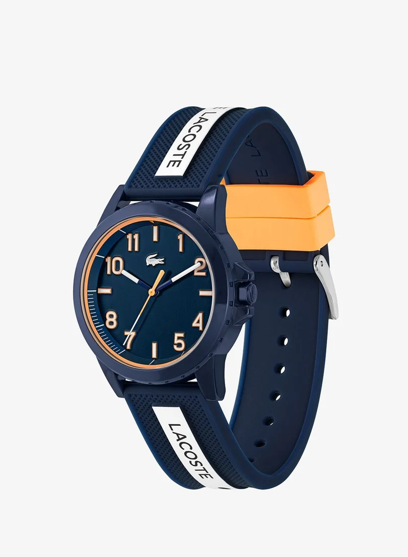 Lacoste  For Youth Rider Collection Analog Quartz Watch With Blue Silicone Bracelet - 2020142  | Best Price UAE