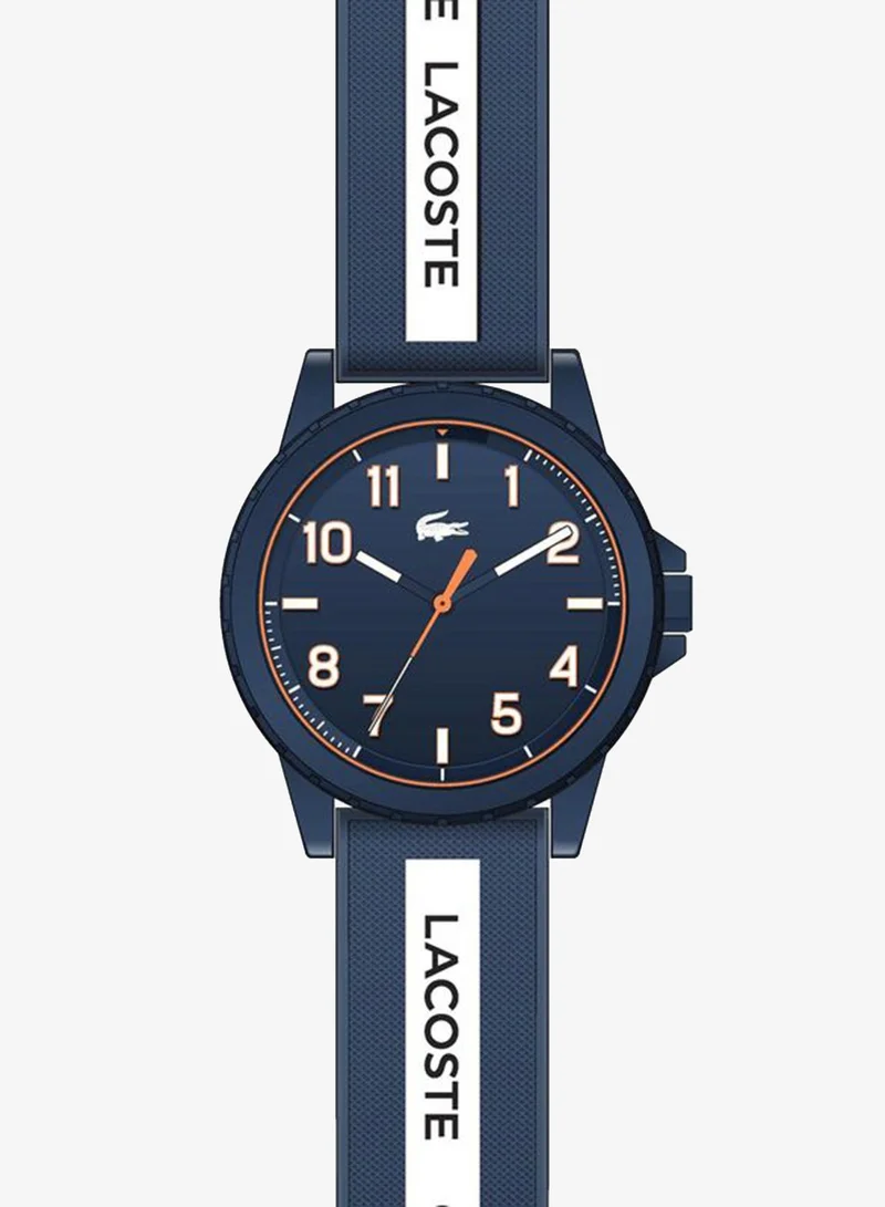 Lacoste  For Youth Rider Collection Analog Quartz Watch With Blue Silicone Bracelet - 2020142  | Best Price UAE