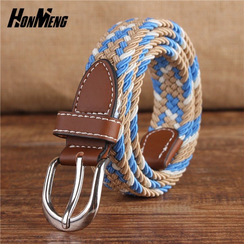 2.5cm Elastic Canvas Belt UnisexC18 C18 
