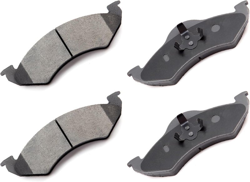 cciyu Front Ceramic Brake Pads Kit for 2000-2002 Dodge Dakota and Durango - 4pcs - Image 1
