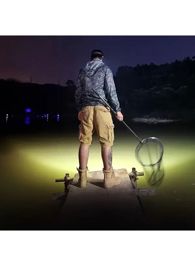 Ultra Bright Headlamp 5 COB Lights Wide Illumination USB Rechargeable For Outdoor Camping - Image 3