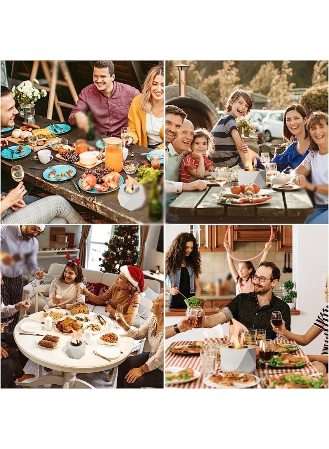 Concrete Tabletop Bowl - Decorative Effect for Indoor/Outdoor Use with Safety Base - Image 5