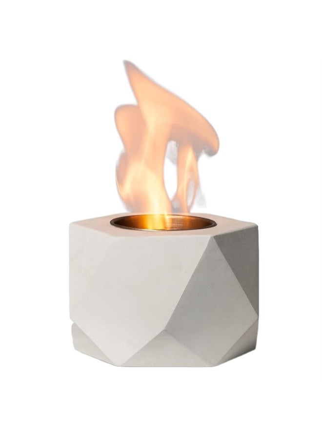 Concrete Tabletop Bowl - Decorative Effect for Indoor/Outdoor Use with Safety Base - Image 1