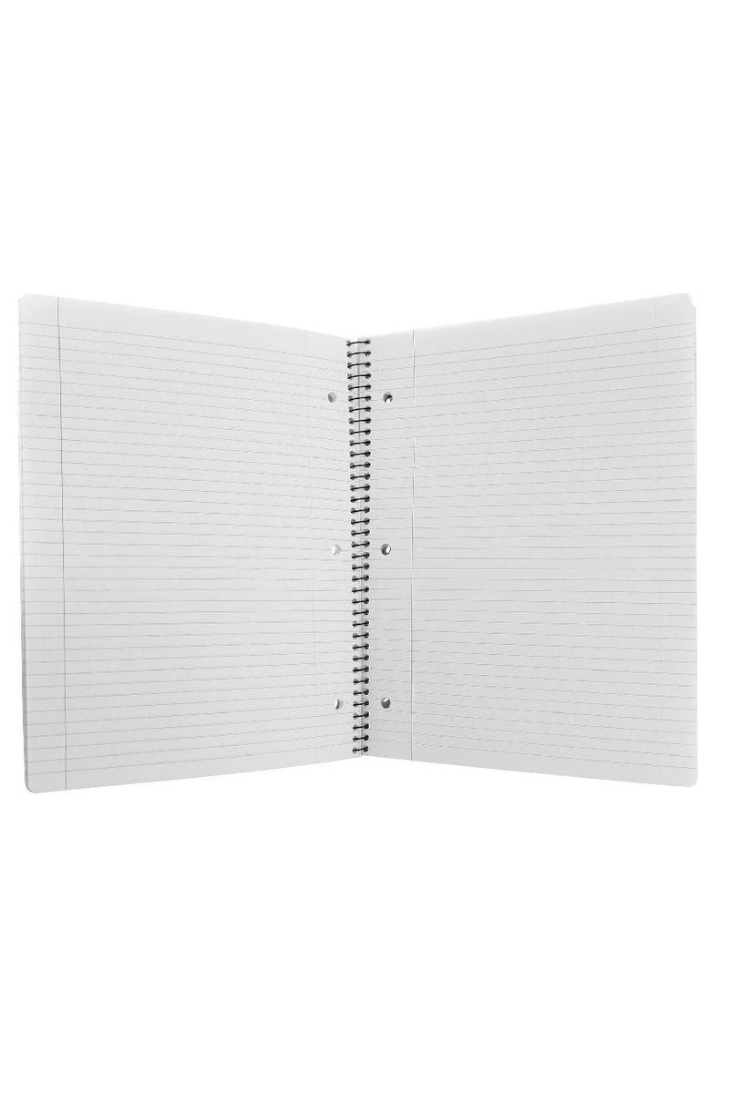 ROCO Neon Notebook A4 | 200 Pages (100 Sheets) | Lined | Maroon - Image 2