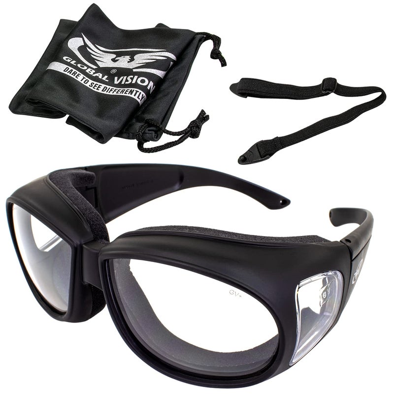 نظارات موتوسيكل جلوبال فيجن أوتفتر padded FitOver