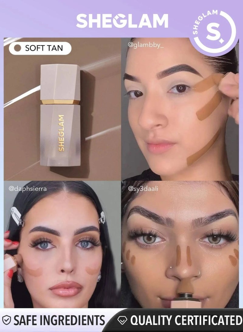 SHEGLAM Sun Sculpt Liquid Contour 5.2ml Soft Tan - Image 1