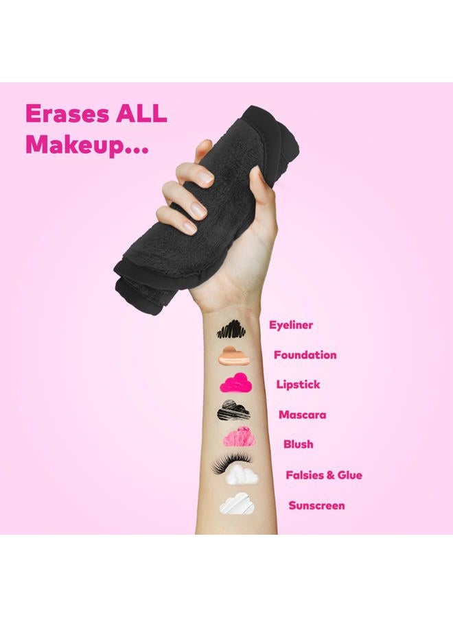 Makeup Eraser , Erase All Makeup With Just Water, Including Waterproof Mascara, Eyeliner, Foundation, Lipstick and More (Chic Black) - Image 3