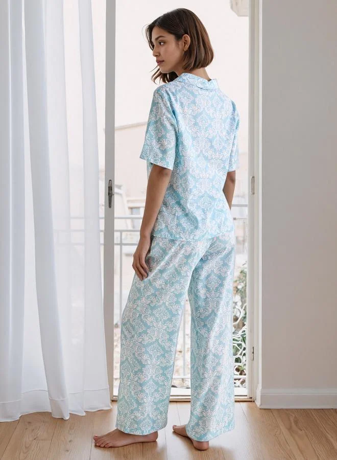 Splash FAV  Printed Cotton Pyjama Set for Women | Best Price UAE