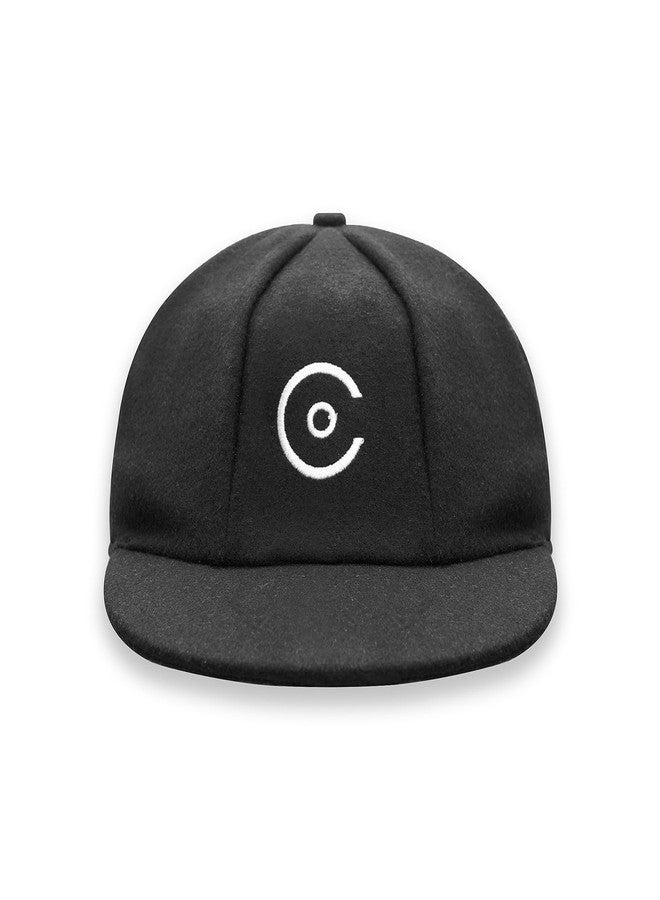 Coreteq Unisex Melton Wool Traditional Baggy County Cap Cricket (Pack of 1) (Free Size, Classic Black) - Image 3