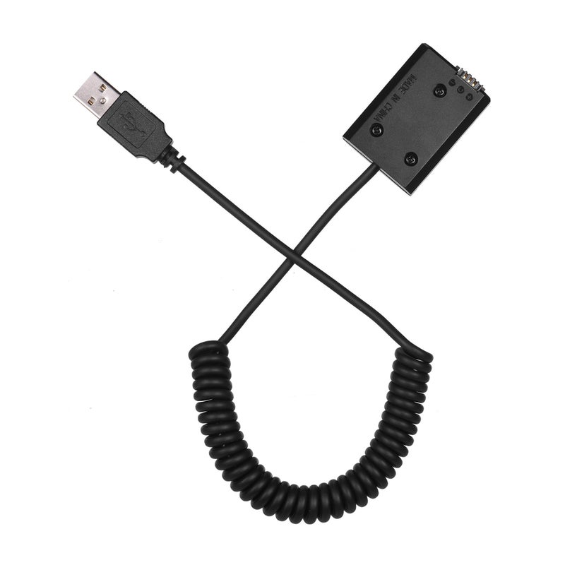 5V USB NP-FW50 Dummy Battery Pack Coupler Adapter with Flexible Spring Cable Compatible with Sony A7 A7II A7R A7S A7RII A7SII A6000 A5000 A3000 NEX5 NEX3 ILDC Camera - Image 4