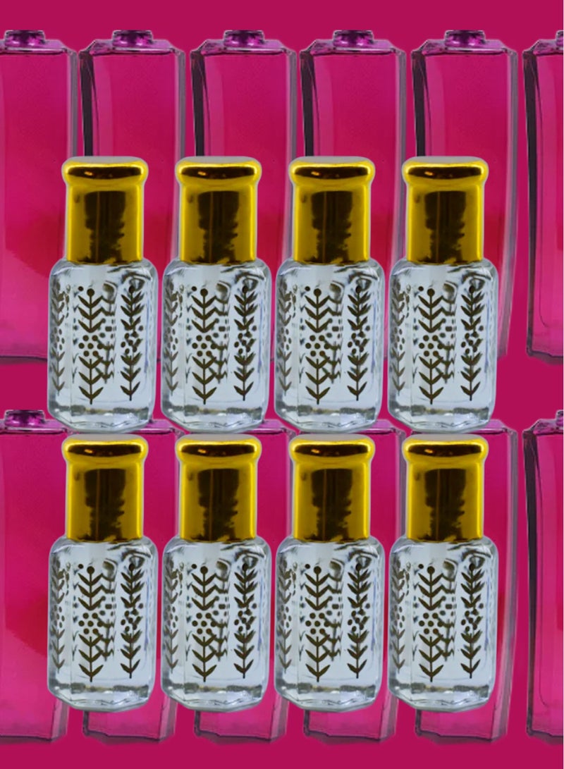 8 قطع زيت عطري اسكادا مغنسيوم نسائي الشفاف الأصلي 6مل