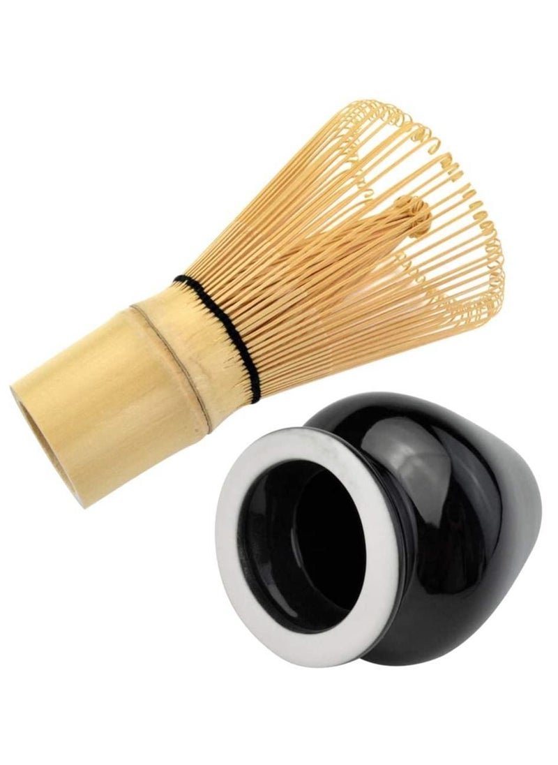 Excefore Japanese Tea Set, Traditional Matcha Tool Ceremony Accessories, Blender, Spoon (3 Piece White)  - Image 5