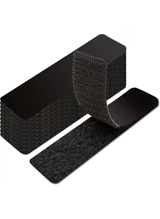 48 Pieces Black High Adhesion Double Sided Tape Strong Adhesive Fastener For Wire Organization - Image 5