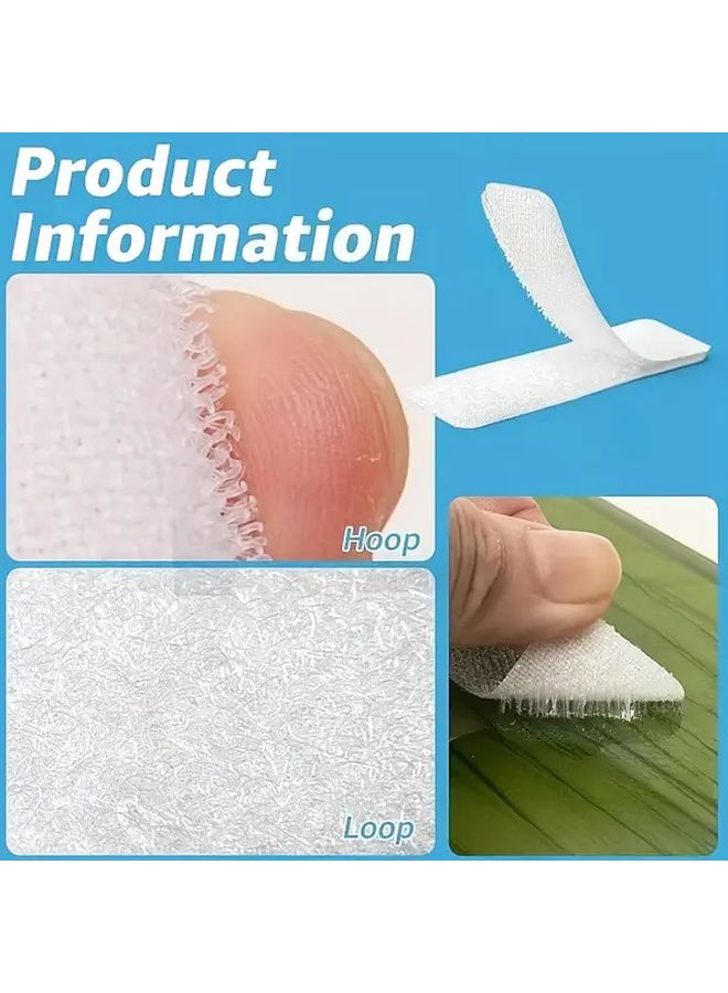 48 Pieces Black High Adhesion Double Sided Tape Strong Adhesive Fastener For Wire Organization - Image 4