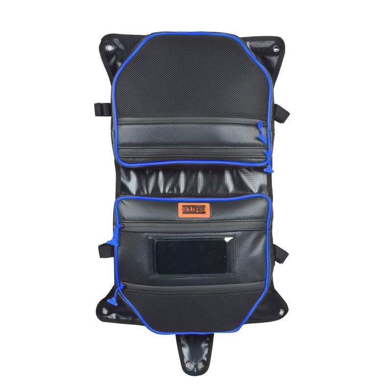 Sresk UTV X3 Overhead Roof Storage Bag Fit for 20172025 Can Am Maverick X3 DS RC RS MR Turbo R RR Multi Pockets Orange Piping