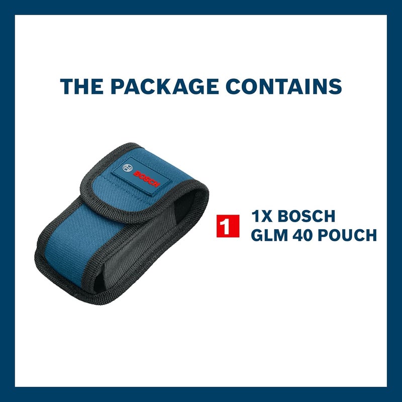 BOSCH GLM 40 Pouch Professional – Durable, Long-Lasting Tool Part with Compact Design (10 x 2 x 2.7 cm, 28g) – Ideal for Everyday Use, Properly Packaged - Image 2