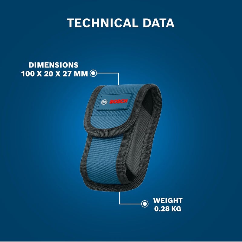 BOSCH GLM 40 Pouch Professional – Durable, Long-Lasting Tool Part with Compact Design (10 x 2 x 2.7 cm, 28g) – Ideal for Everyday Use, Properly Packaged - Image 4