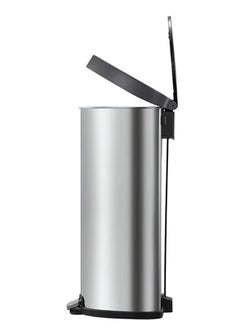 EKO ARIA SERIES | 45L Step Trash Bin | Brushed Stainless Steel Finish | Soft-Closing, Fingerprint-Resistant Design | Versatile Waste Management Solution for Homes & Kitchens  - Image 5