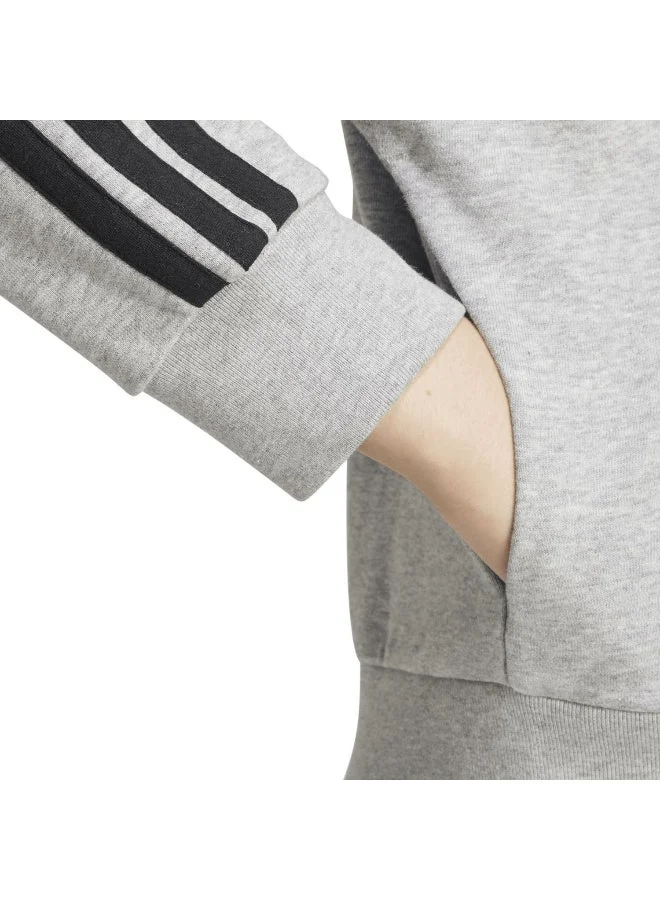 Adidas  essentials 3-stripes french terry full zip women hooded track top for Women | Best Price UAE