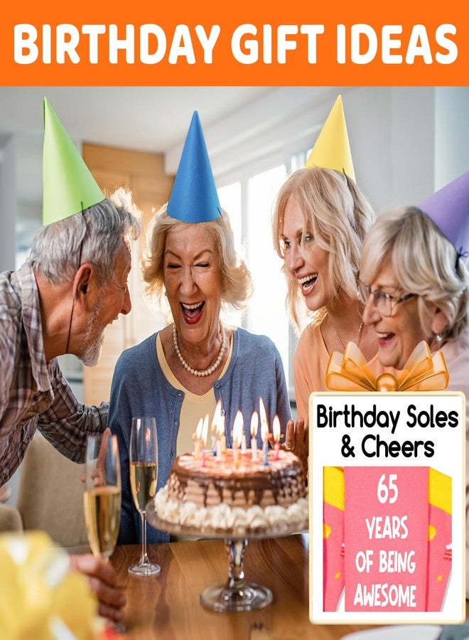 Zmart 65th Birthday Gifts for Women - 65 Year Old Birthday Gifts Ideas for Female, 65th Gift for Her, 65 Year Old Socks - Image 5