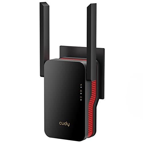 Cudy AX3000 Dual Band Wi-Fi 6 Extender, WiFi 6 Repeater Coverage up to 3000 Sq.Ft. and 70 Devices, 802.11ax, 160MHz, MU-MIMO, Beamforming, OFDMA, WPA3 - Image 1