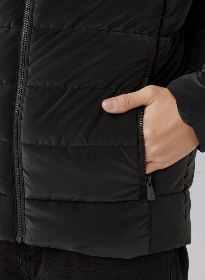 كابا جاكيت رجالي مبطن بغطاء رأس من كابا - Image 4