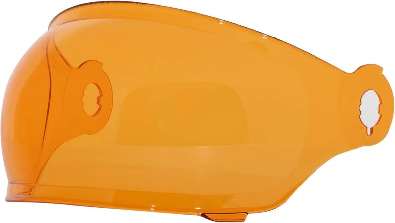 TORC T1 Retro Full Face Motorcycle Helmet Shield - Bubble Orange