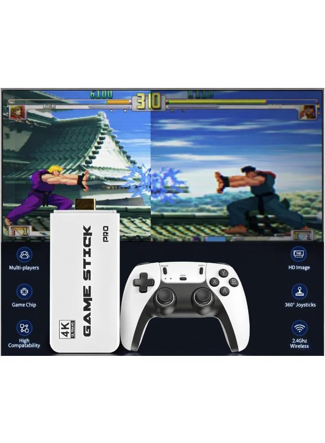 M15 4K Retro Video Game Stick with Dual Wireless Controllers (128G, 30,000+ Games) - Image 1