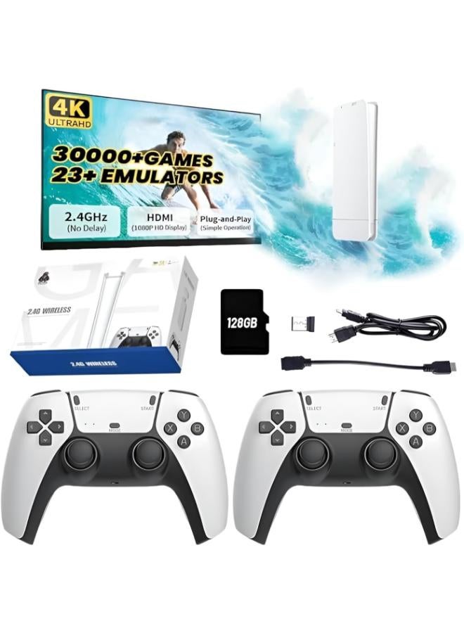 M15 4K Retro Video Game Stick with Dual Wireless Controllers (128G, 30,000+ Games) - Image 2