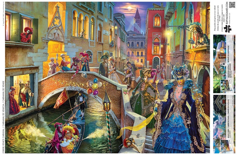 Buffalo Games Image World Venice Carnival 1000 Piece Jigsaw Puzzle for Adults Challenging Puzzle Perfect for Game Nights Finished Size is 2675 x 1975 - Image 5
