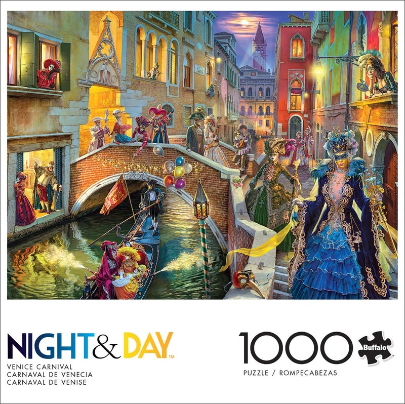 Buffalo Games Image World Venice Carnival 1000 Piece Jigsaw Puzzle for Adults Challenging Puzzle Perfect for Game Nights Finished Size is 2675 x 1975 - Image 2