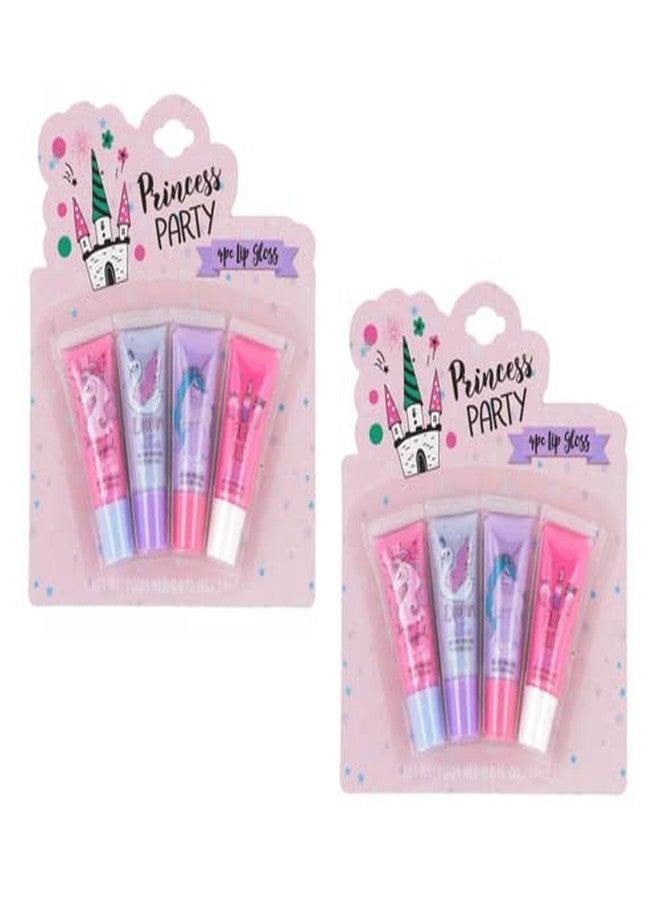 Expressions 8pc Lip Gloss Set - Flavored Lip Gloss Tubes, Non-Toxic & Kid-Friendly, Fruit Flavors, Valentine's Day Gifts for Kids - Image 5