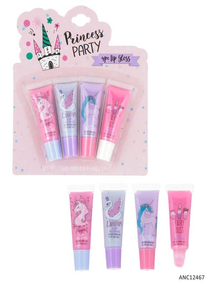 Expressions 8pc Lip Gloss Set - Flavored Lip Gloss Tubes, Non-Toxic & Kid-Friendly, Fruit Flavors, Valentine's Day Gifts for Kids - Image 3