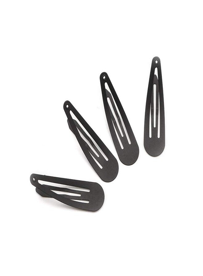 دوفاش مجموعة دوفاش من 12 مشبك شعر للنساء - مشابك شعر معدنية مانعة للانزلاق، مشابك صغيرة 5 سم (2 بوصة) للشعر الخفيف والناعم، لون أسود مطفي - Image 3