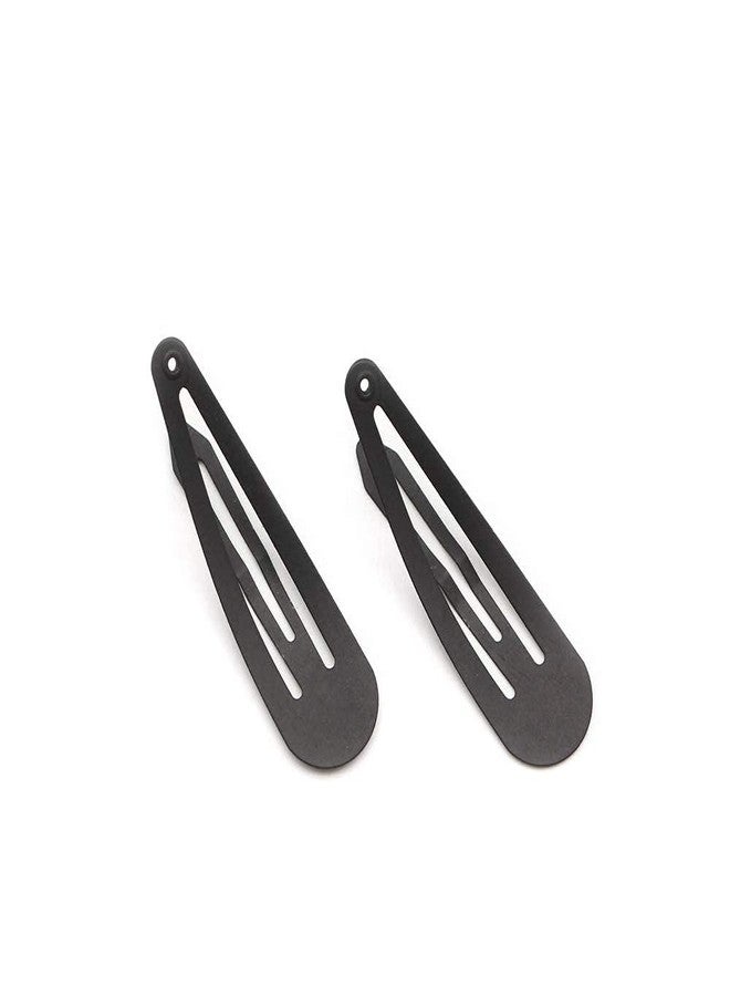 دوفاش مجموعة دوفاش من 12 مشبك شعر للنساء - مشابك شعر معدنية مانعة للانزلاق، مشابك صغيرة 5 سم (2 بوصة) للشعر الخفيف والناعم، لون أسود مطفي - Image 4