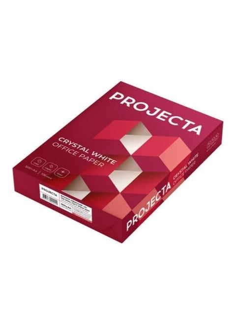 Projecta Ultra A4 Paper 80 GSM Paper 210mm x 297mm 1 Ream Pack of 500 Sheets White Office Paper