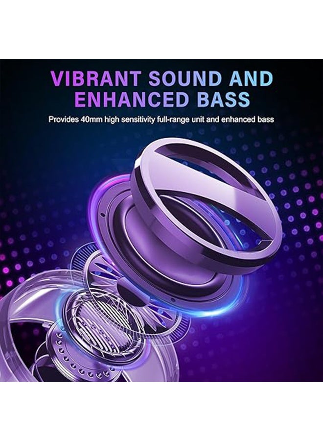 Magnetic Bluetooth Speaker Phone Stand Bluetooth Speaker Magnet for PC iPhone Android, Small Portable Speaker with for Camping, Party, Desk Wireless Speaker - Image 3