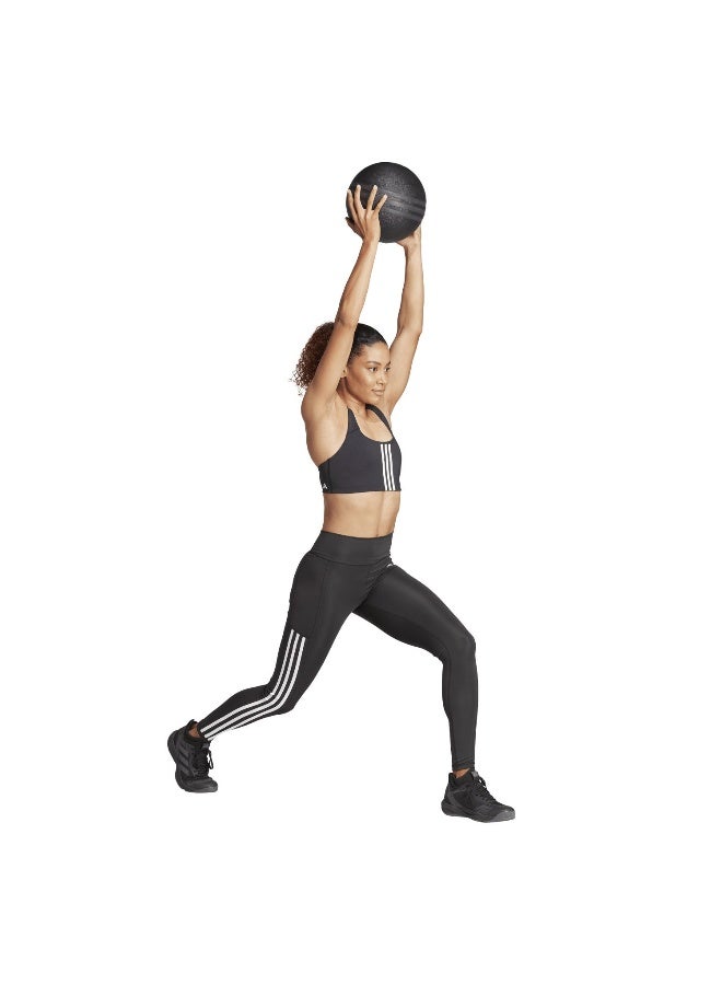 Adidas Opt 3S 1/1 L Black Training Tights For Women 2XS  - Image 4