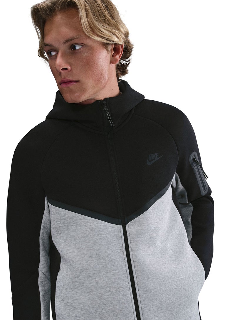 نايكي هودي وين رانر بسحاب كامل من تيك فليس - Image 3