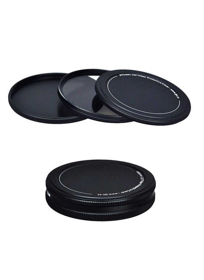 JJC - Metal Lens Filter Stack Cap Filter Protective Case For 49Mm Ultraviolet Uv Filter Circular Polarizer Cpl Filter Neutral Density Nd Filter And More Filters In 49Mm Thread Sizeupgraded Slim Version - Image 1