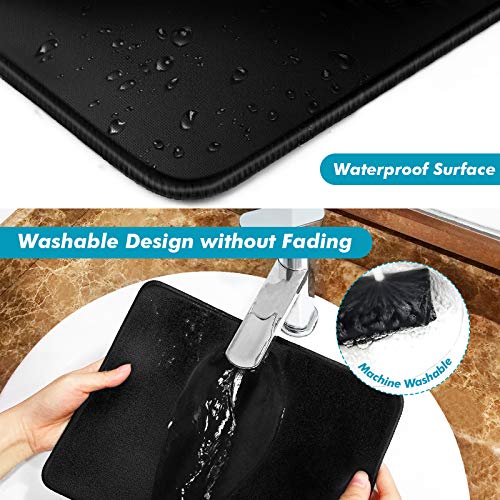 TONOS Mouse Pad Bundle Stitched Edges Premium Waterproof Gaming Mouse Mat Pad, Extends Battery Life Non-Slip Rubber Base Thick Black Mousepad for Laptop Computer & PC, 11 x 8.7 inch, Black-Pack of 6 - Image 5