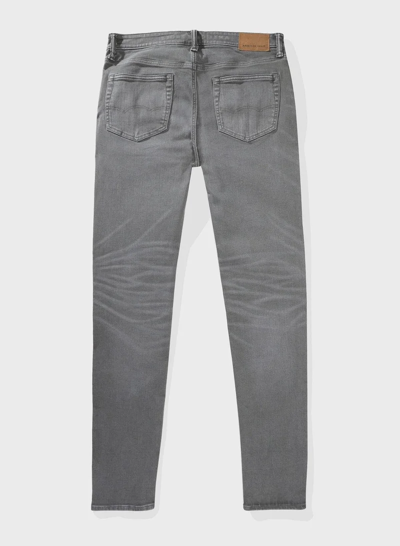 American Eagle Light Wash Skinny Fit Jeans