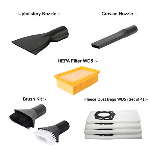 VMTC Special Kit for Karchre WD5 Vacuum Cleaner Accessory - for Karchre WD4, WD5, WD6. - Image 2