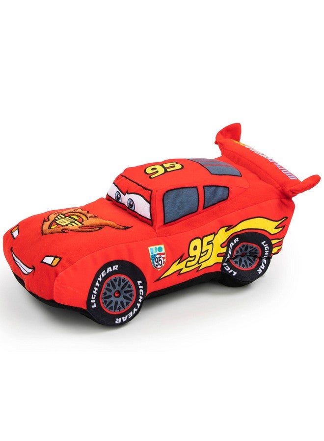 Jay Franco Cars Plush Stuffed Lightning Mcqueen Red Pillow Buddy - Kids Super Soft Polyester Microfiber, 19 inch (Official Disney Pixar Product) - Image 3