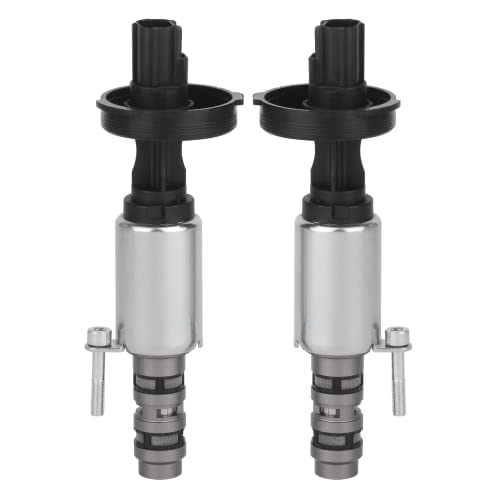 Jtron 2Pcs Camshaft Variable Valve Timing Solenoid VCT Solenoid 8L3Z-6M280-B Compatible with 2004-2010 F150 Sport Trac 3V 4.6L 5.4L Lincoln Navigator Mercury Mountaineer Black - Image 3